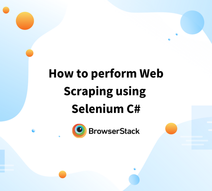 How to perform Web Scraping using Selenium C#