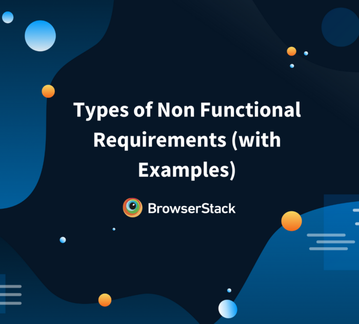 Types of Non Functional Requirements (with Examples)