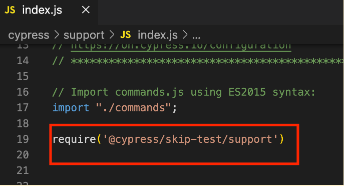 using the cypress select tests plugin in Cypress below 10