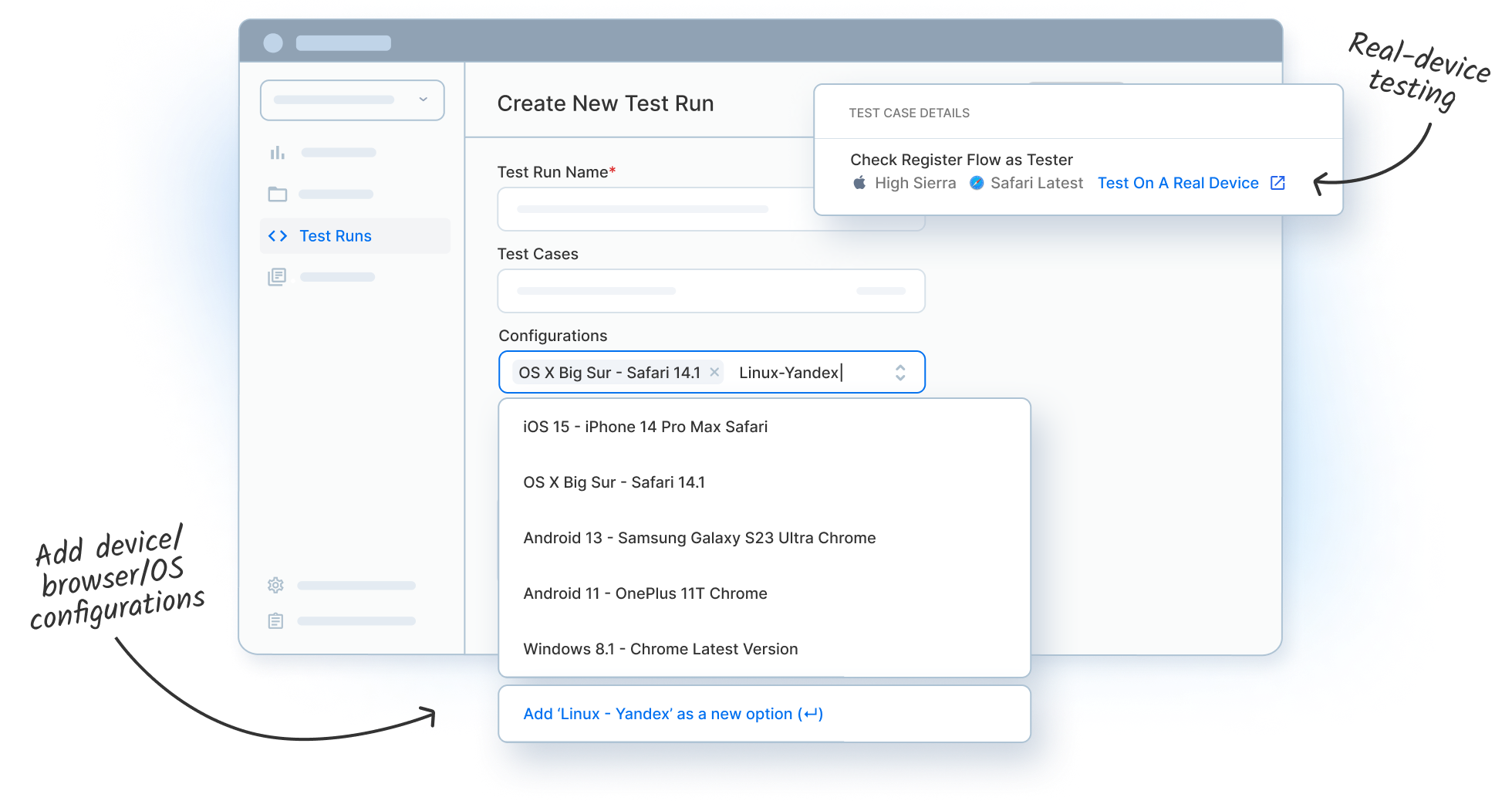 Test Run Management | BrowserStack Test Management | BrowserStack