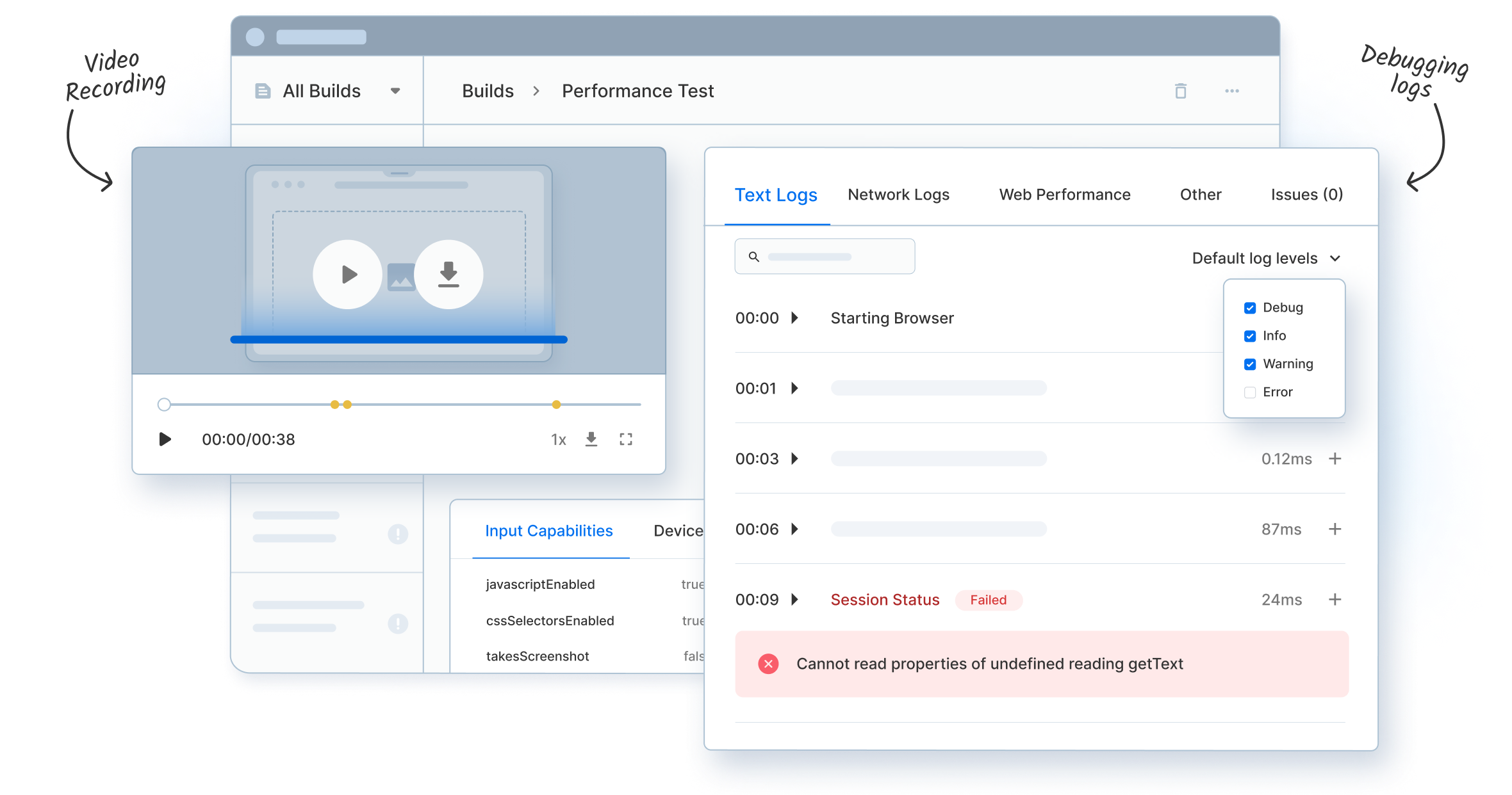 Release faster with comprehensive test debugging browserstack