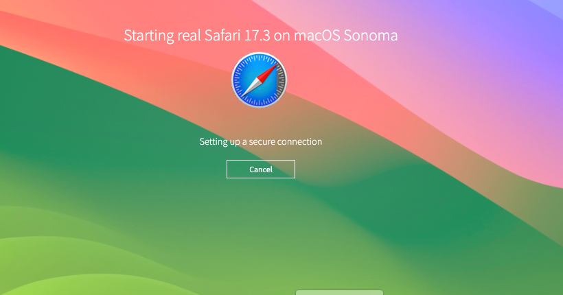 Testing on Mac Safari using BrowserStack Live