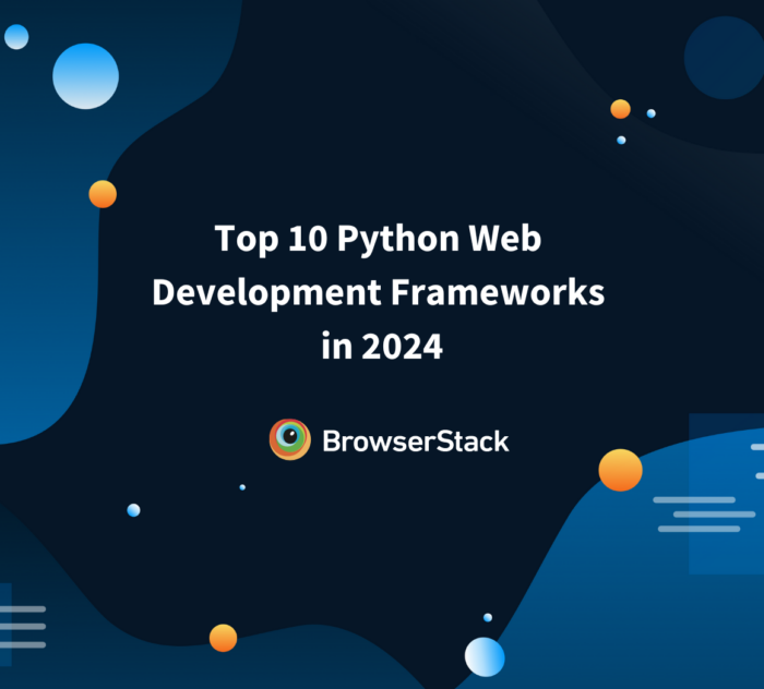 Top 10 Python Web Development Frameworks in 2024
