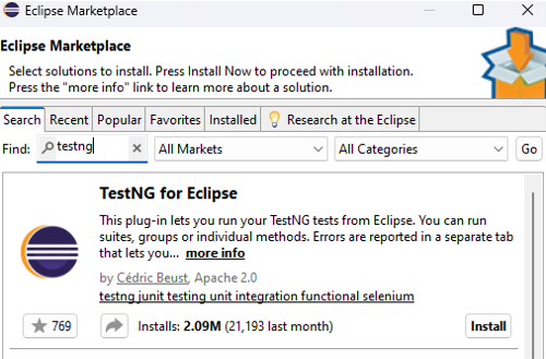 Eclipse Marketplace