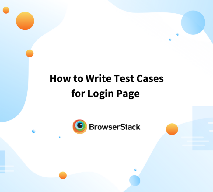 How to Write Test Cases for Login Page