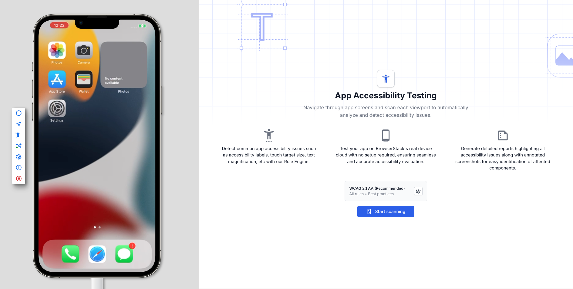 Mobile App Accessibility Testing with BrowserStack App Accessibility