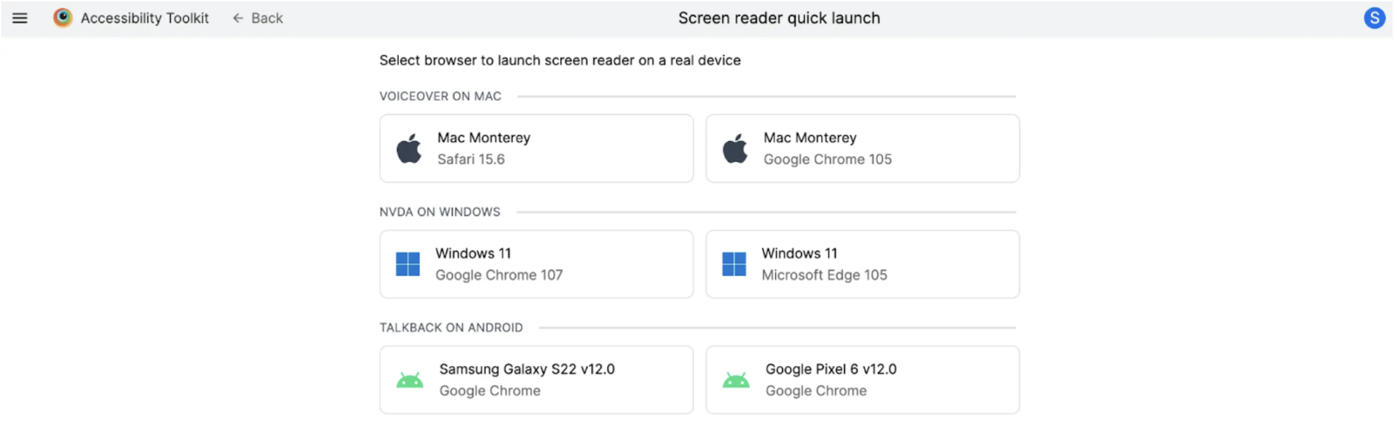 Screen Readers using BrowserStack Accessibility Testing Tool