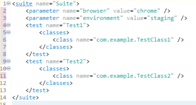 Suite Level Parameters