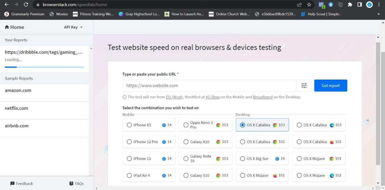 Test Website Speed on Real Mobile Desktop Devices