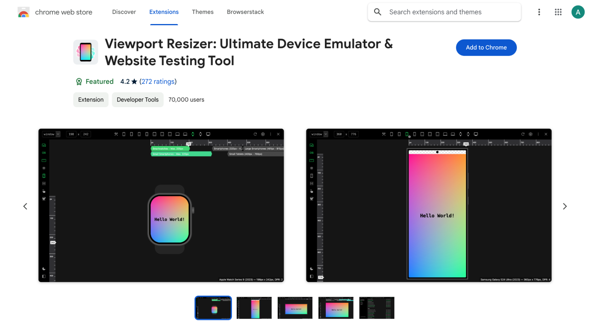 Viewport resizer