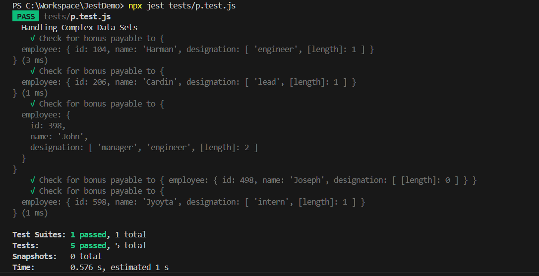 Handling complex data sets