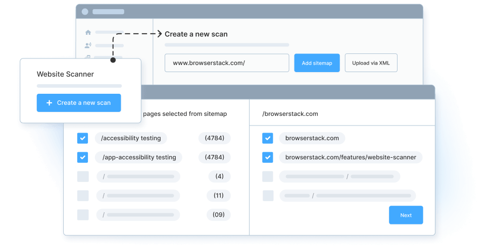 Setup website scans with Sitemap Extractor