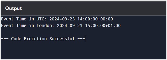 Displaying Local Time Across Different Regions