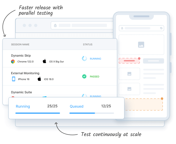 Launch faster with scalable test automation