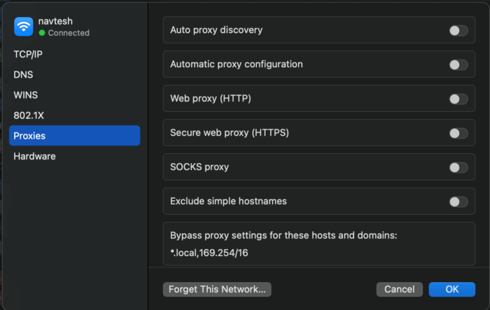 Mac Proxy