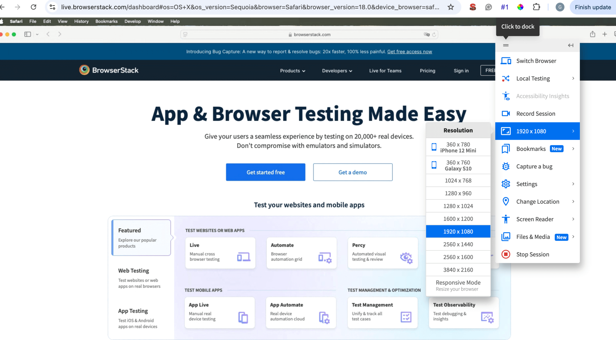 How to use Devtools for Safari Mobile View ? | BrowserStack