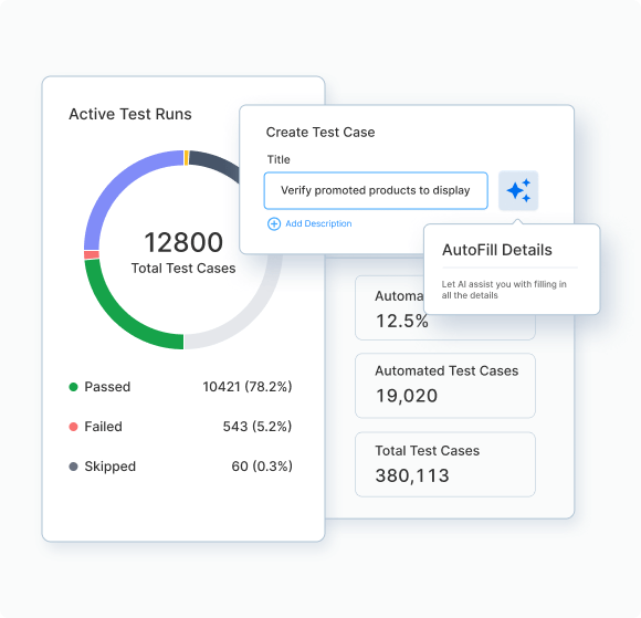 Unify & track test cases using AI