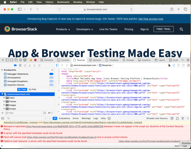 How to View Source Code in Safari | BrowserStack