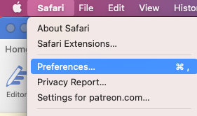 Go to Safari Preferences Advanced on your Mac