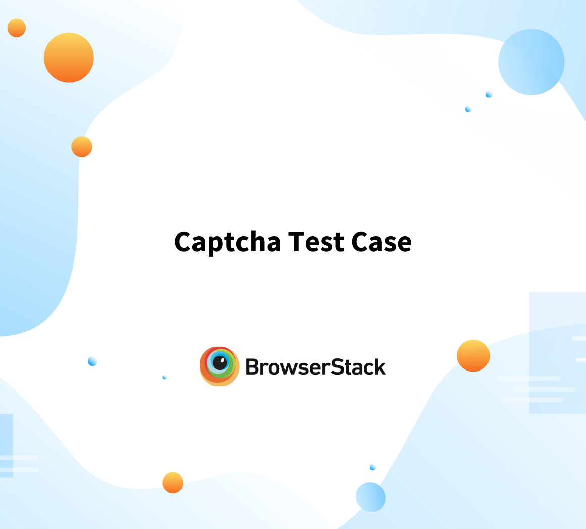 Captcha Test Case Browserstack