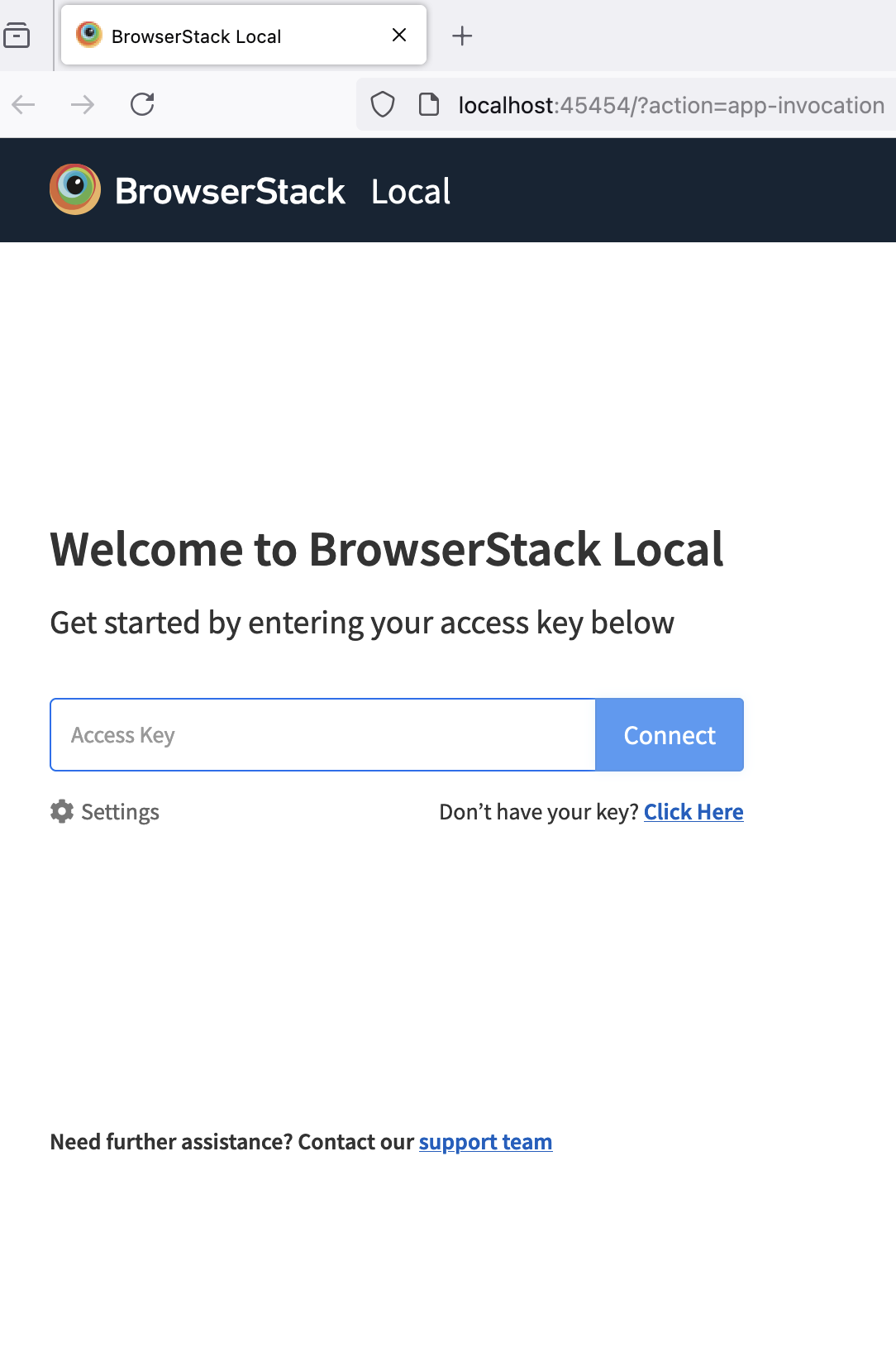 Connect with BrowserStack Local