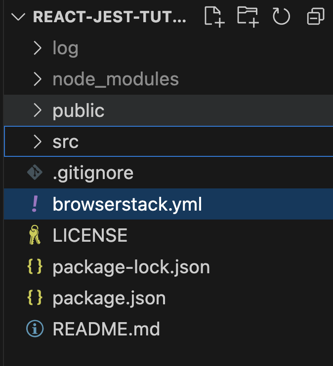 Create browserstack.yml 