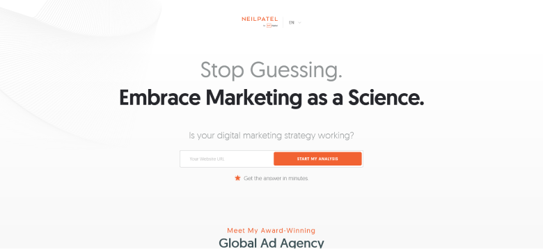 Neil Patel CTA Design