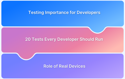 20 Types of Tests Every Developer Should Run