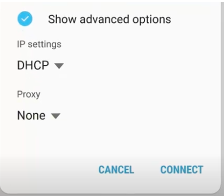 android turnoff proxy