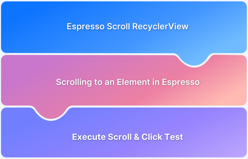 How to scroll to an element in Espresso