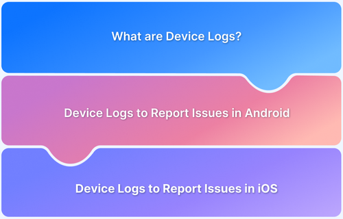 How to use Device Logs in Android and iOS to report issues