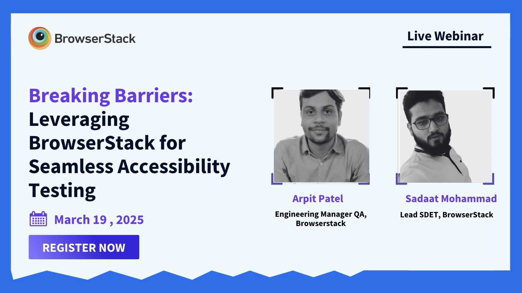 Accessibility Testing Webinar