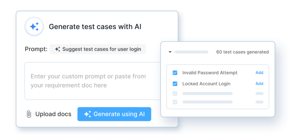 Auto-create test cases from PRDs & user stories