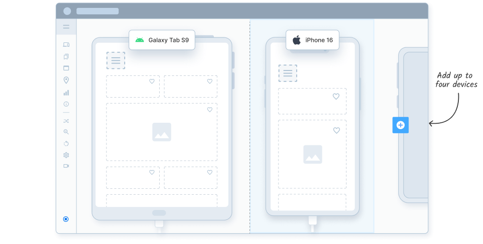 Faster cross device testing