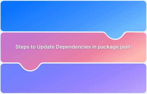 How to Update Dependencies in package.json Using npm