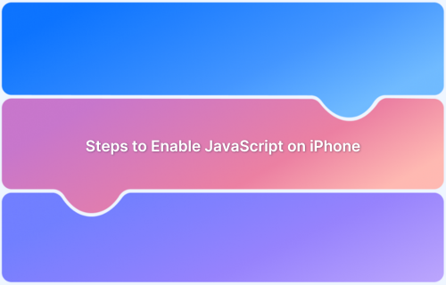 How to enable JavaScript on iPhone