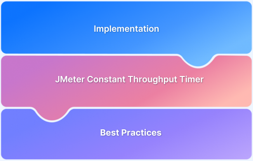 JMeter Constant Throughput Timer