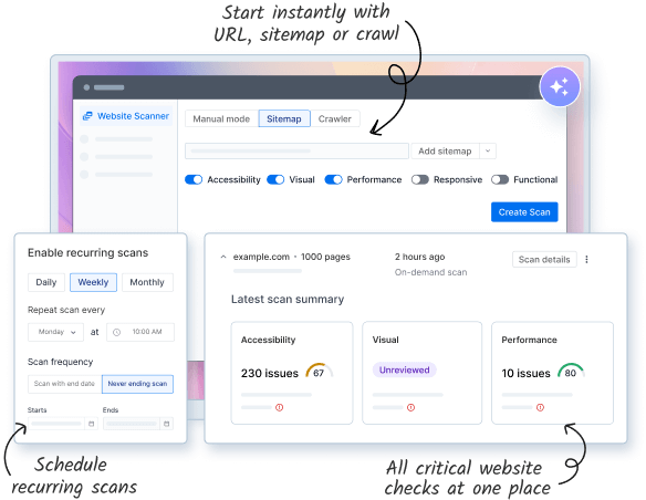 No-code automated website checks No-code automated website checks