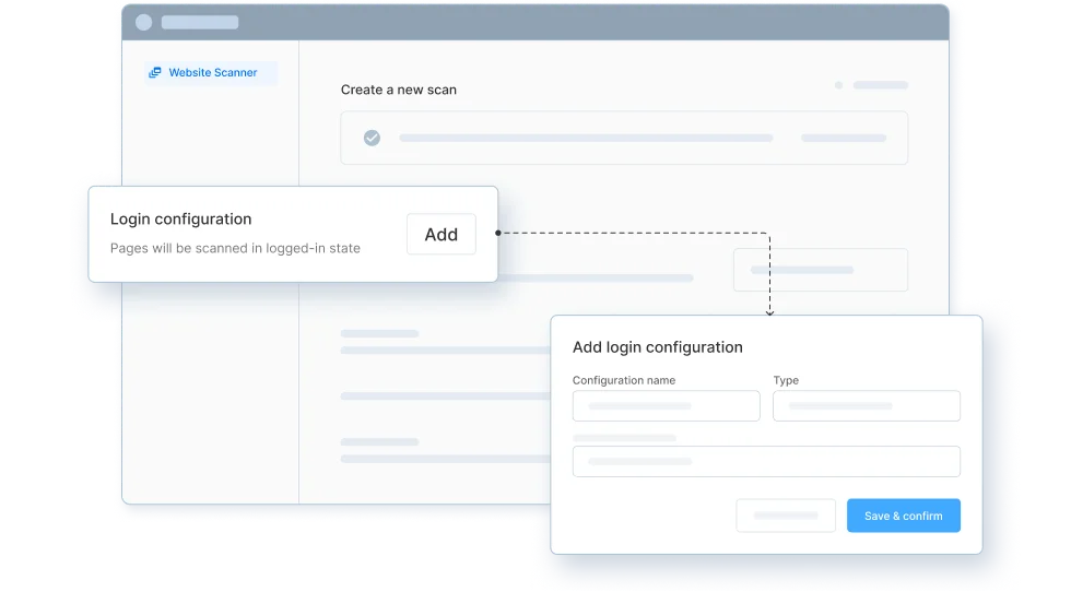 Run checks on pages behind authentication