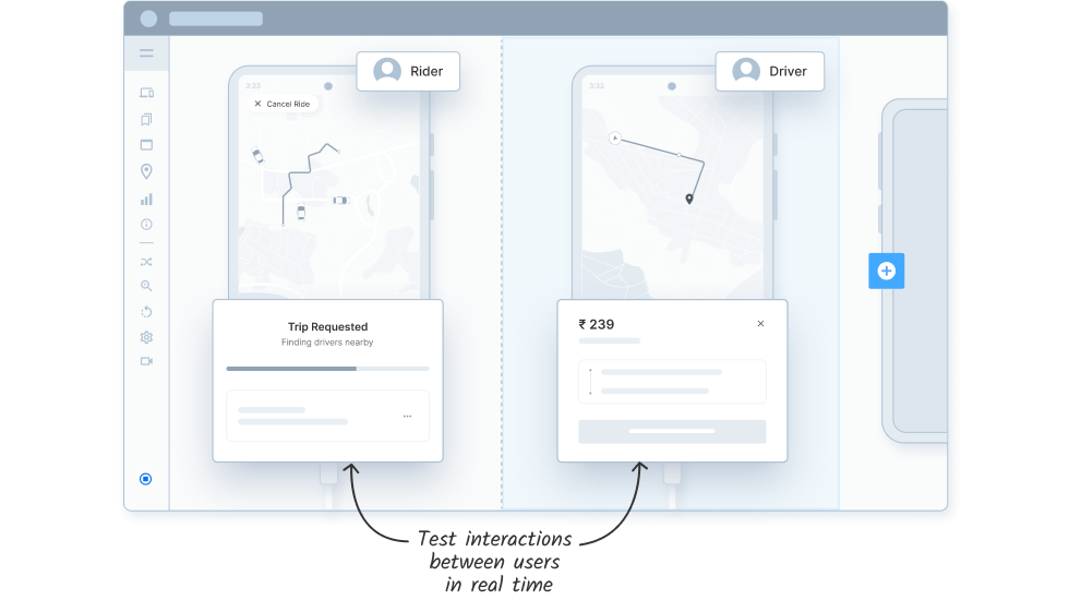 Test workflows with multi-user interactions