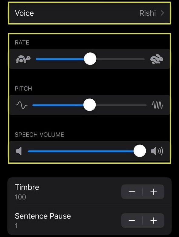 07 VoiceOver Voice Settings