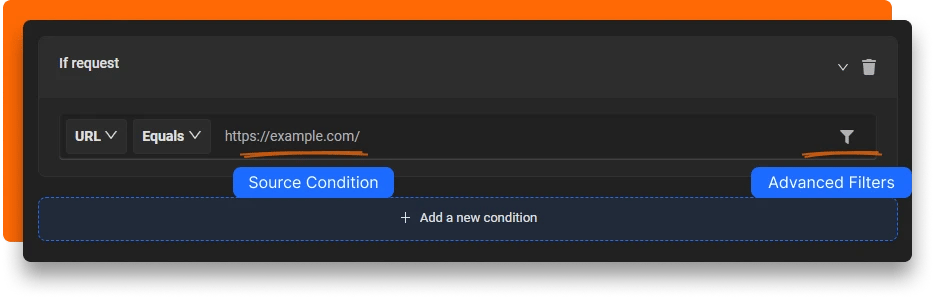 Block URLs in Browsers using Requestly