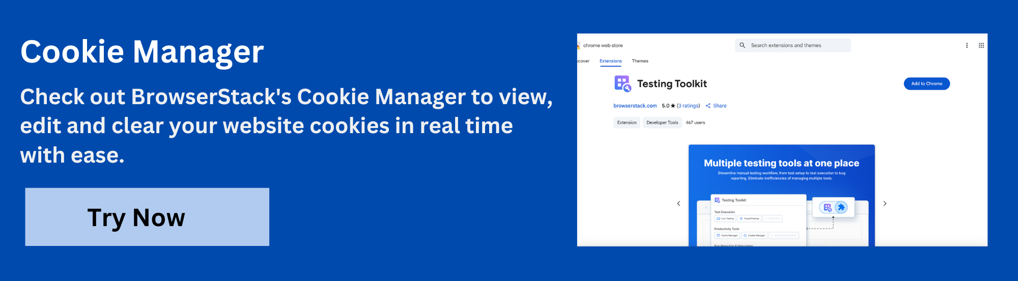 BrowserStack Cookie Manager
