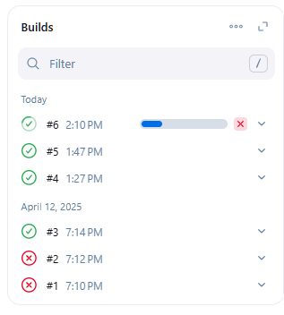 Build History in Jenkins