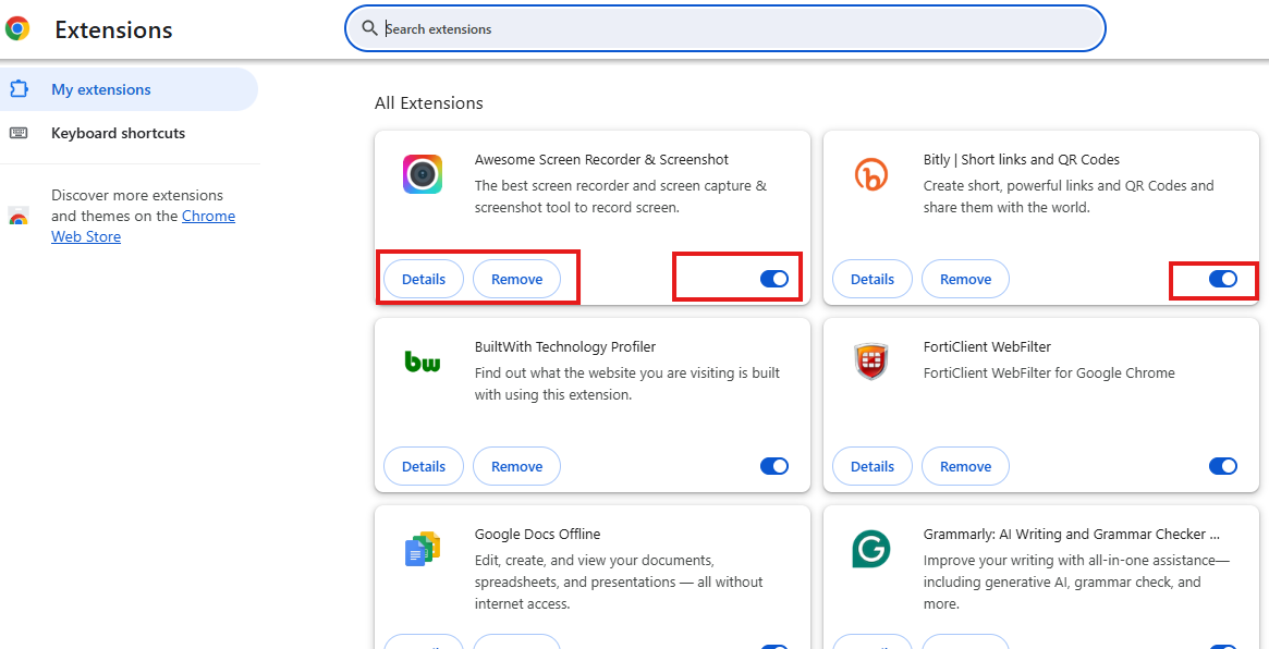 Chrome Ext 4