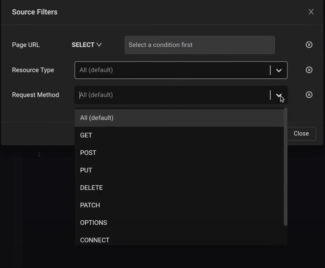 Filter API Requests in Requestly