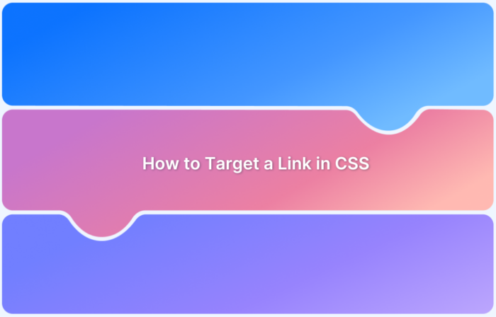 How to Target a Link in CSS