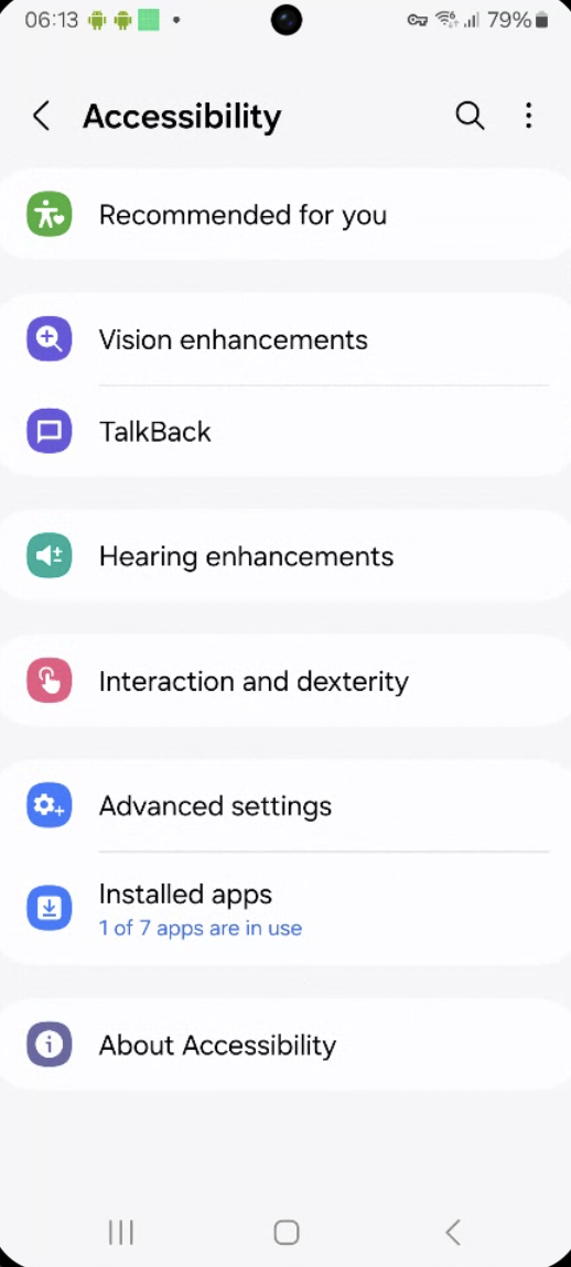 How to enable Accessibility Permission in Android Step 2