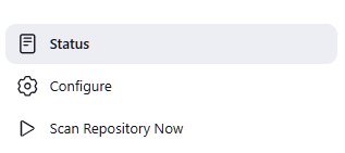 Scan Repository Now Screenshot