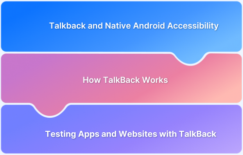 Talkback and Native Android Accessibility